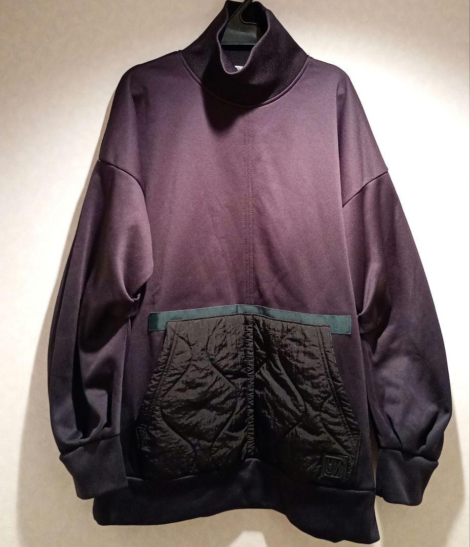 m*☆様 セール中❗UN3D キルティングドッキングスウェット　黒