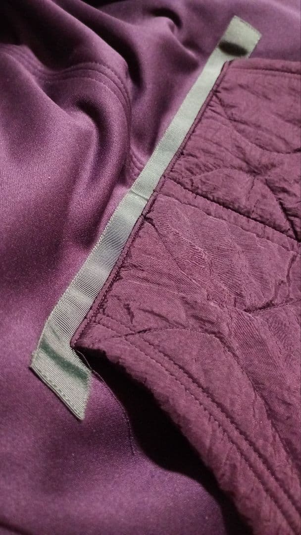 m*☆様 セール中❗UN3D キルティングドッキングスウェット　黒