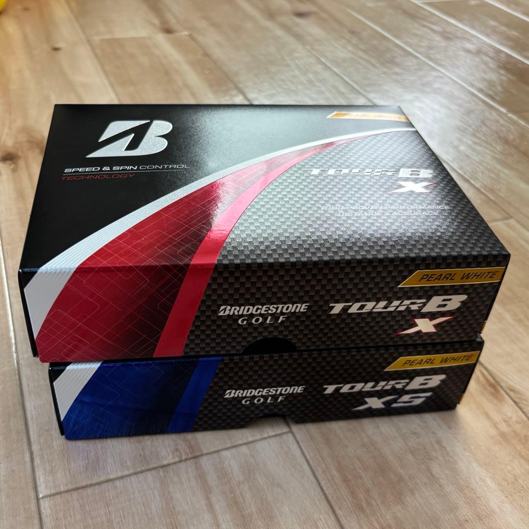 【即納】ブリヂストンTOUR B X/XS ゴルフボールセット　24個