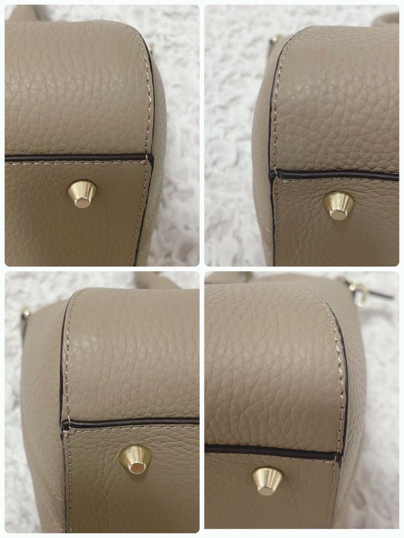 極美品✨HAYNI シエナ M 第二世代 グレージュ ショルダーバッグ 牛革