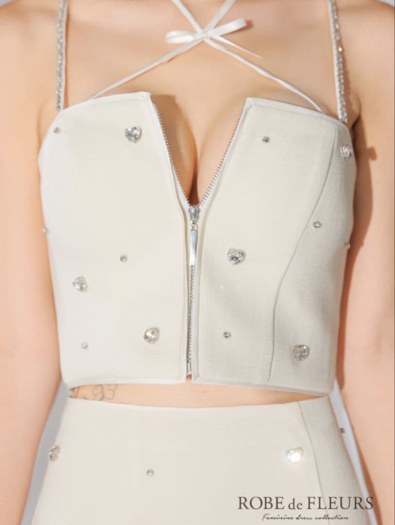 ローブドフルール セットアップミニドレス [FM3586-R-241】