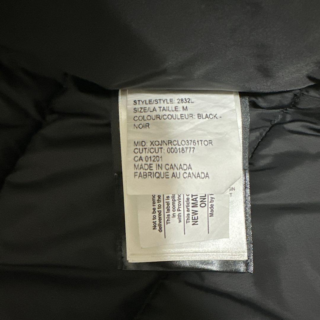 極美品  ダウンベスト M 2832L ブラック