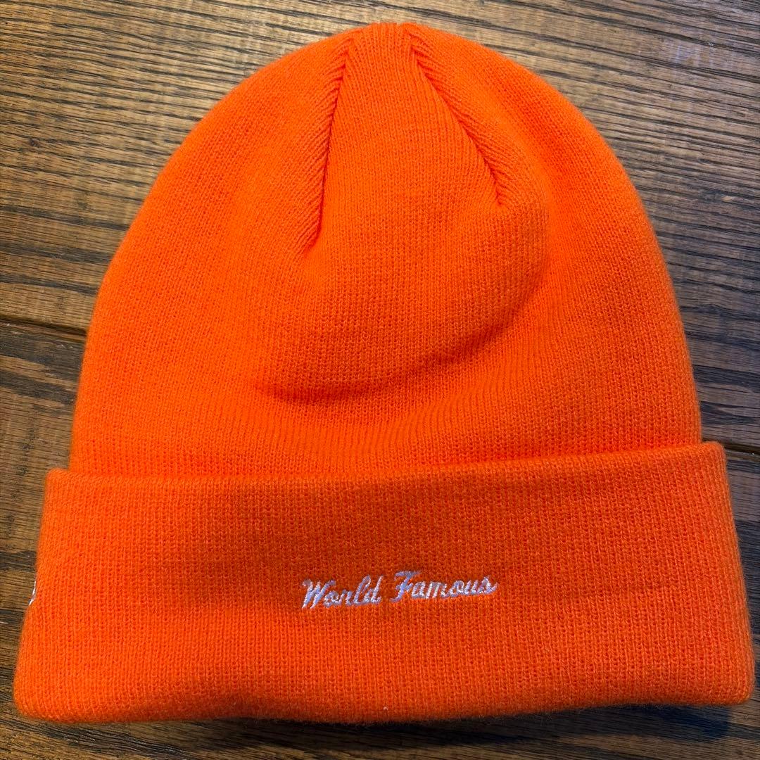 Supreme オレンジ ニット帽