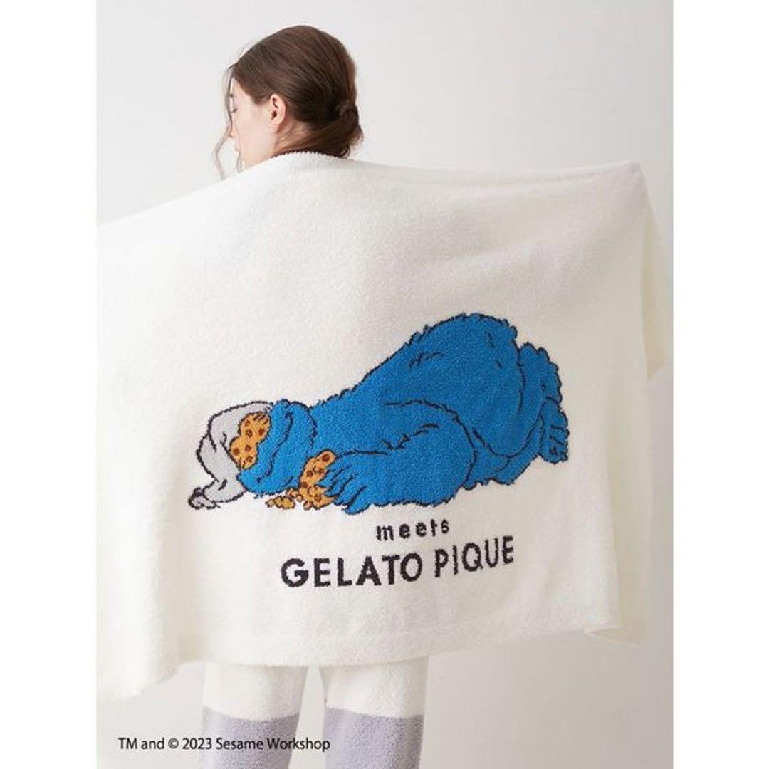 【新品】ジェラートピケ セサミストリート ブランケット クッキーモンスター