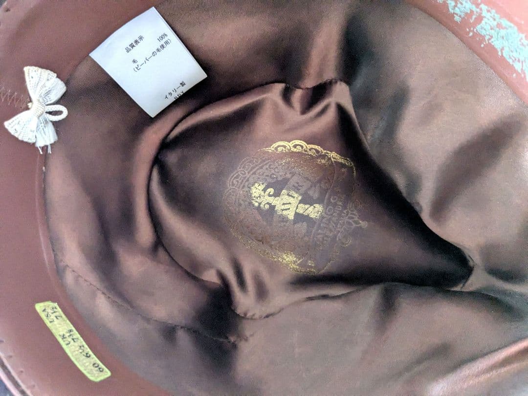 Borsalino ダークパープル ハット