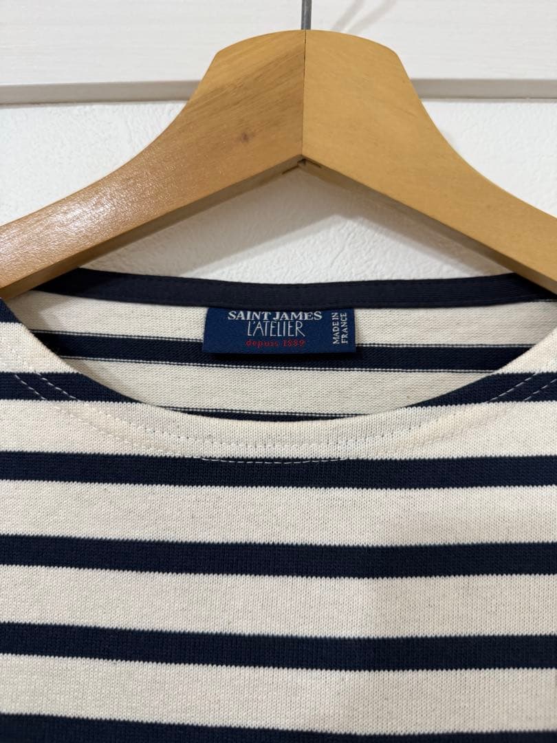 SAINT JAMES ボーダー ハート カットソー