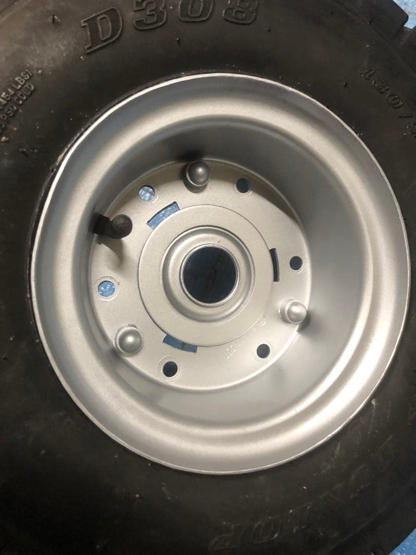 ジャイロ系　純正6穴リアホイール　タイヤ付＊送料込み＊レストア　修理　流用