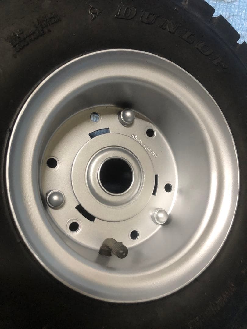 ジャイロ系　純正6穴リアホイール　タイヤ付＊送料込み＊レストア　修理　流用