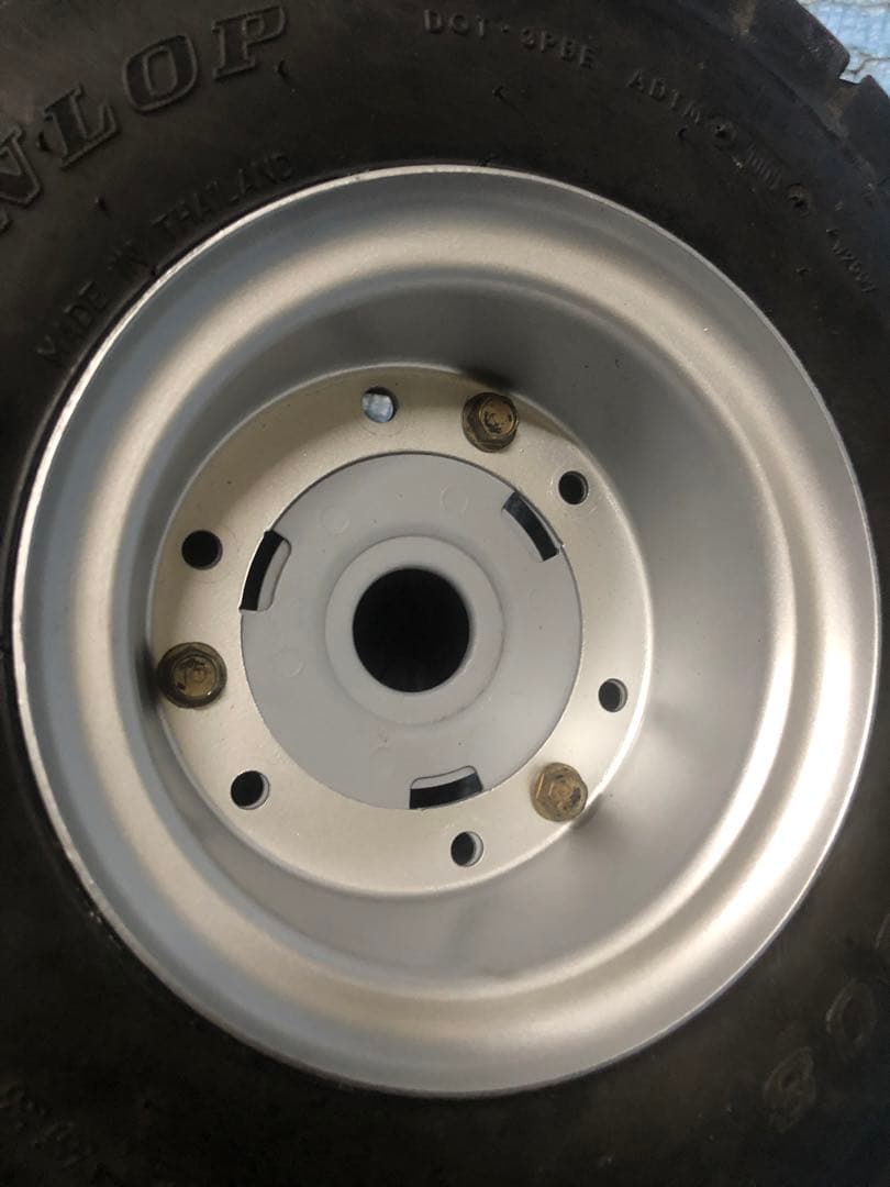 ジャイロ系　純正6穴リアホイール　タイヤ付＊送料込み＊レストア　修理　流用