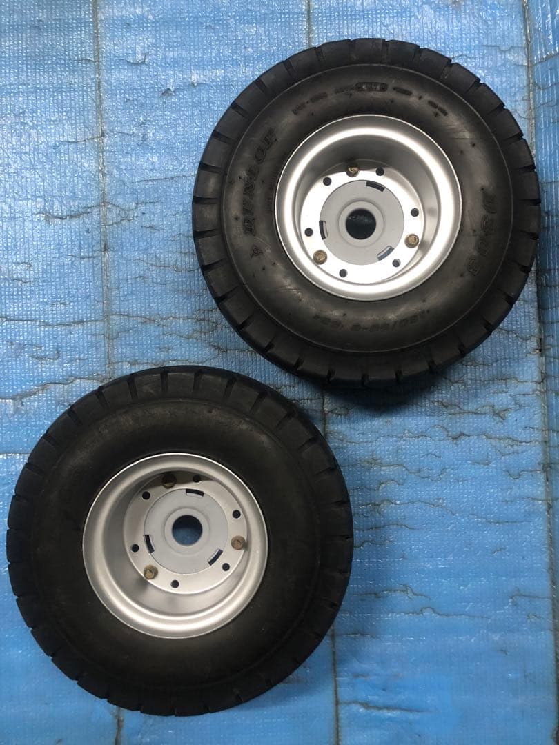 ジャイロ系　純正6穴リアホイール　タイヤ付＊送料込み＊レストア　修理　流用