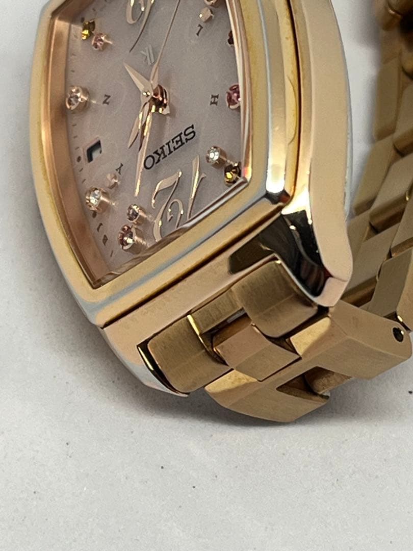 セイコー ルキア スワロフスキー ピンク 箱/枕/コマ4