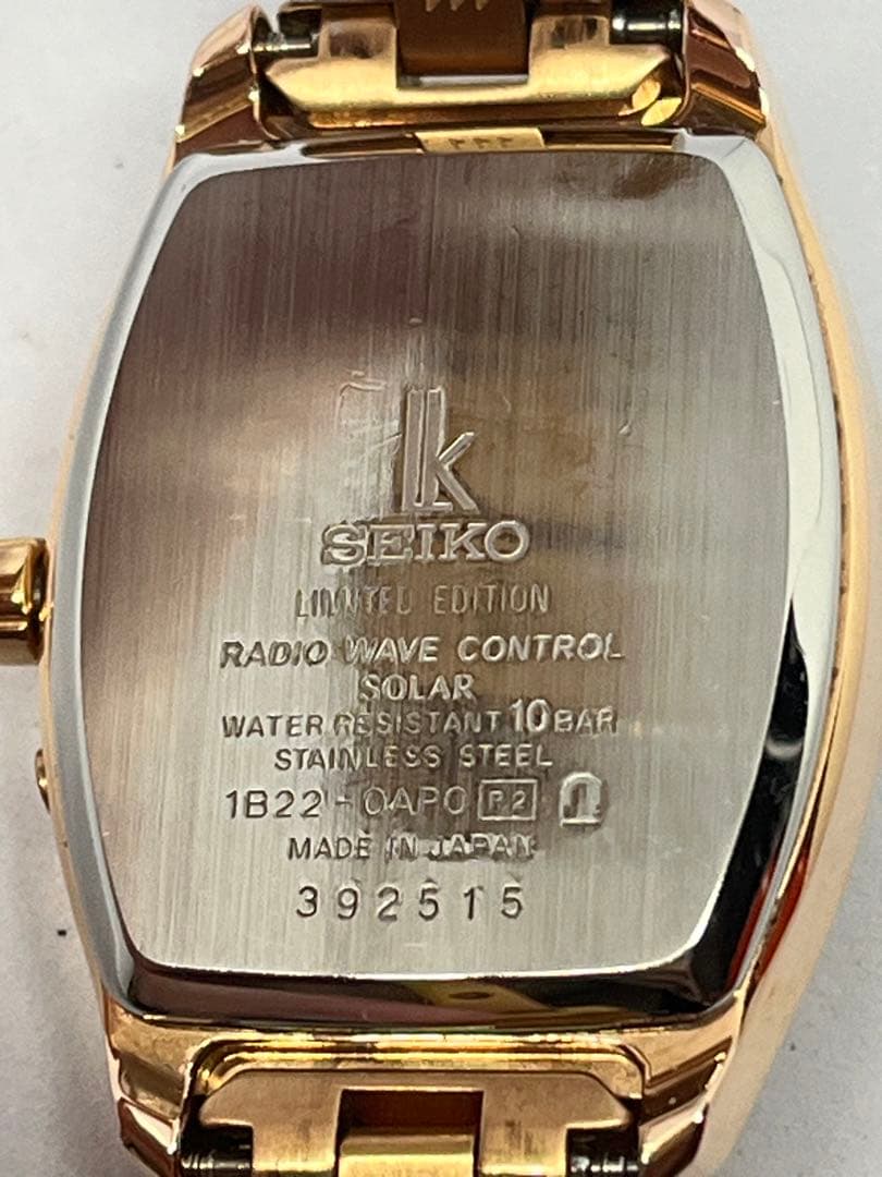 セイコー ルキア スワロフスキー ピンク 箱/枕/コマ4