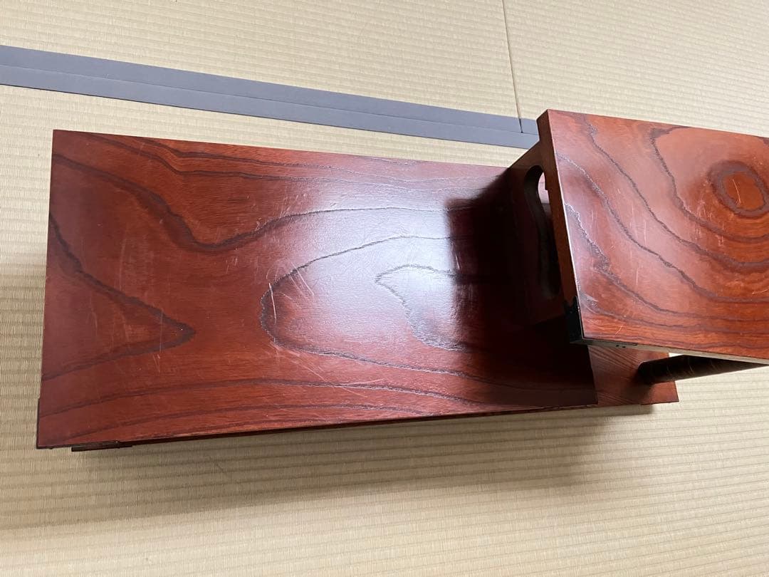 床の間、飾り棚、桜皮細工、収納棚、茶箪笥、金具打ち、花瓶台、昭和レトロ、ケヤキ色