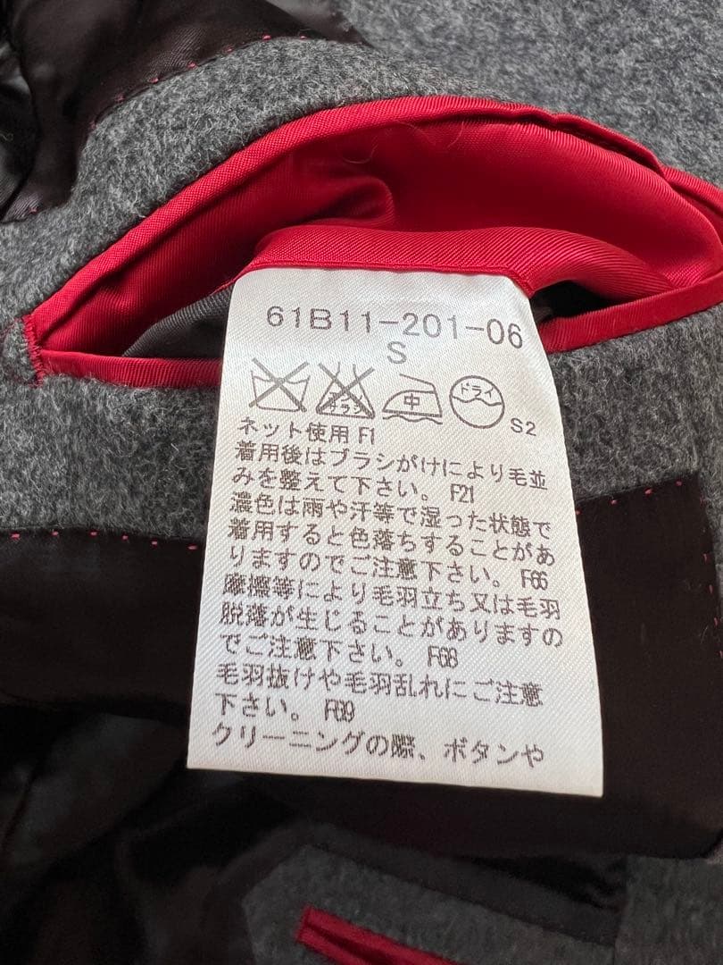 美品！【LOVELESS】ラブレスMENS グレーチェスターコート メンズコート