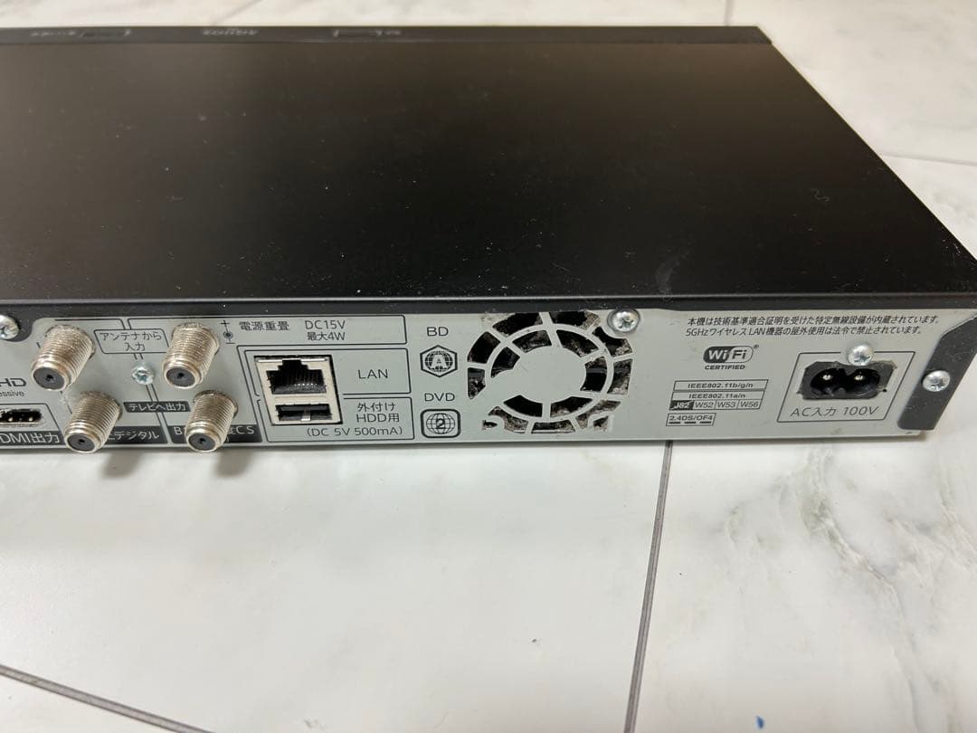 AQUOS ブルーレイレコーダー　SHARP 2B-C10BW