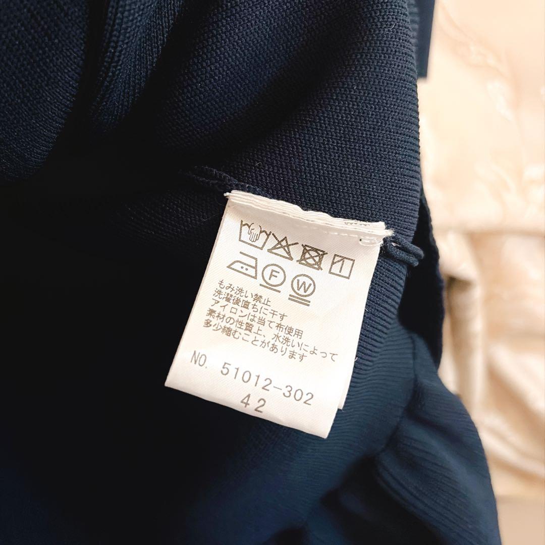 美品 大きいサイズ ローズティアラ 2点セット パール ニットワンピース