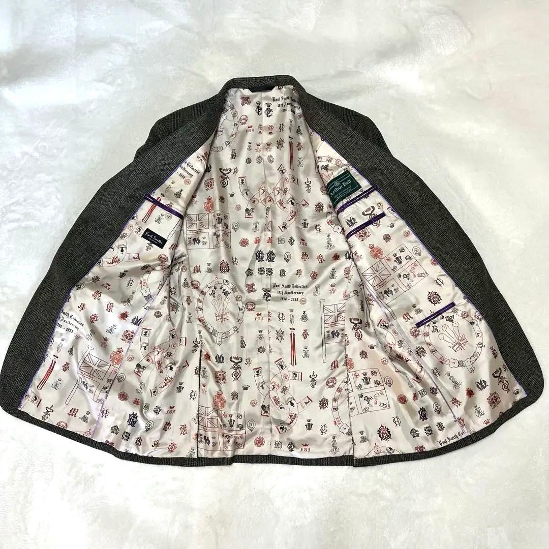 【10周年限定盤 】ポールスミスコレクション　総柄裏地 ツイード XL