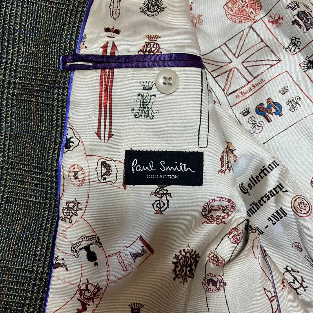 【10周年限定盤 】ポールスミスコレクション　総柄裏地 ツイード XL