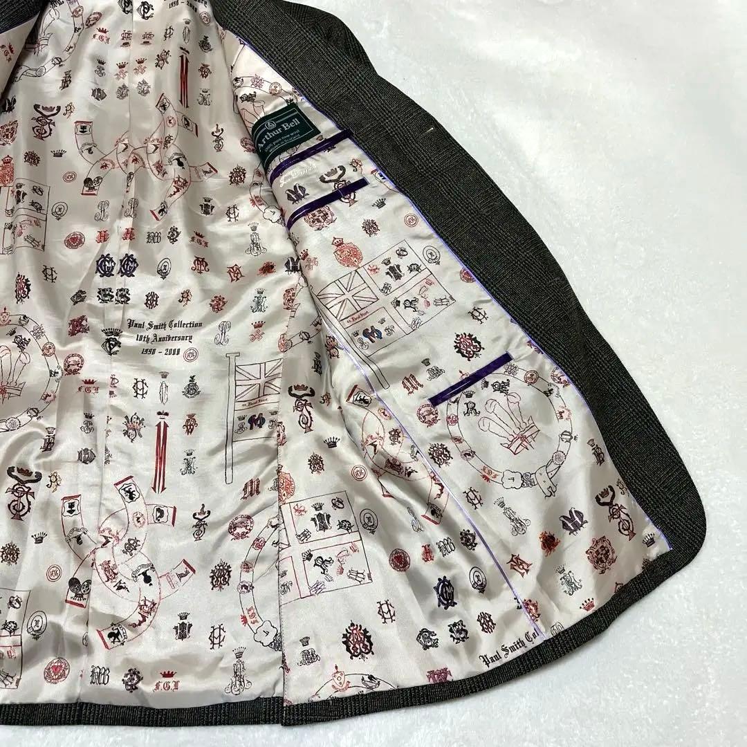 【10周年限定盤 】ポールスミスコレクション　総柄裏地 ツイード XL