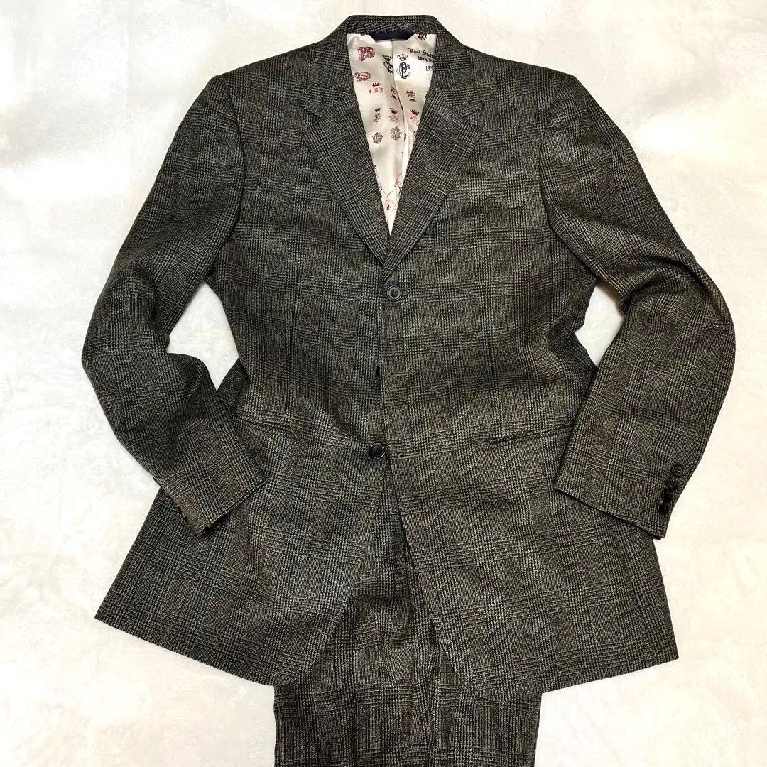 【10周年限定盤 】ポールスミスコレクション　総柄裏地 ツイード XL