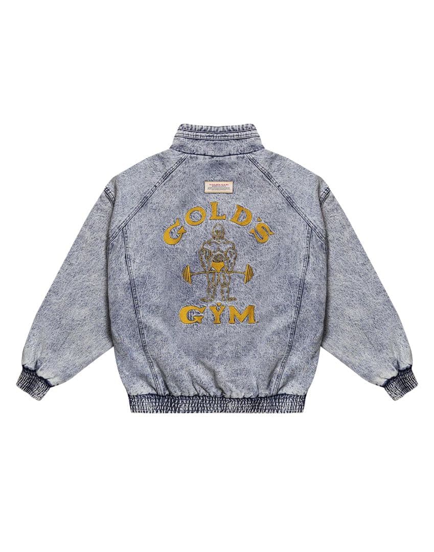 LÝFT × GOLD'S GYM DENIM JACKET Sサイズ