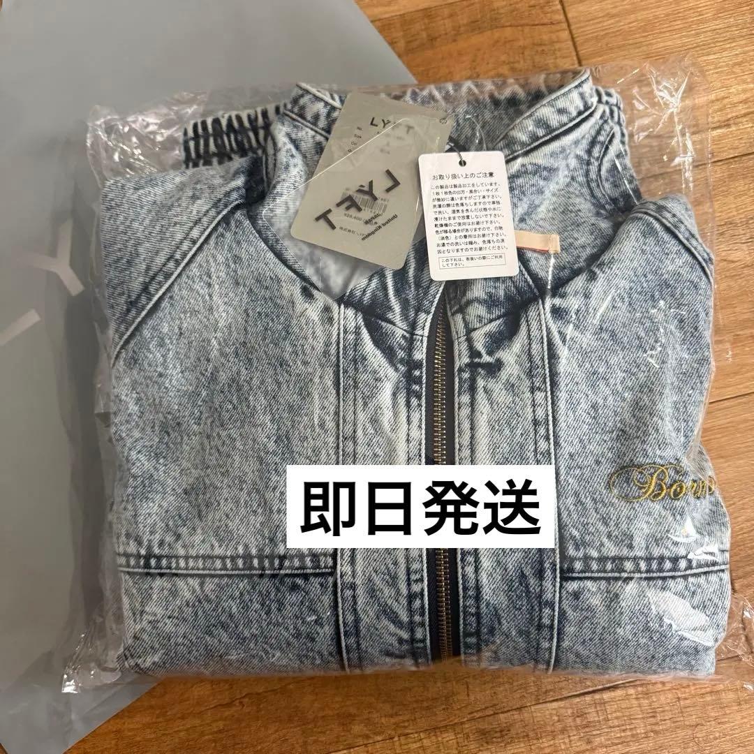 LÝFT × GOLD'S GYM DENIM JACKET Sサイズ