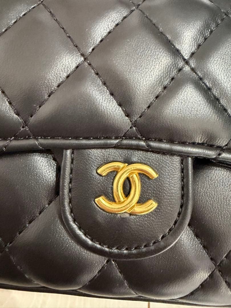 CHANEL MAKEUP ショルダーバッグ ポーチ チェーン キルティング