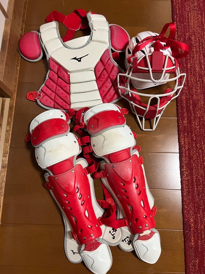 ミズノ キャッチャー用防具一式 ソフトボール用