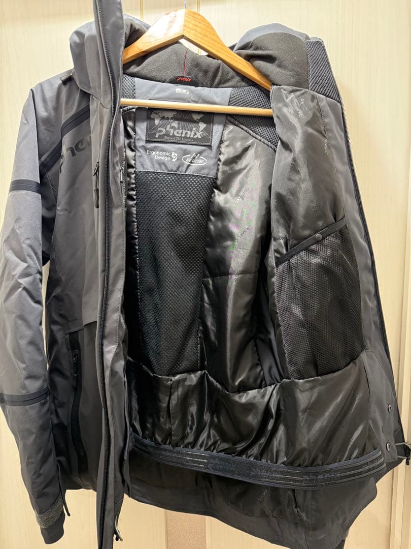 phenix フード付きスキーウェア グレー