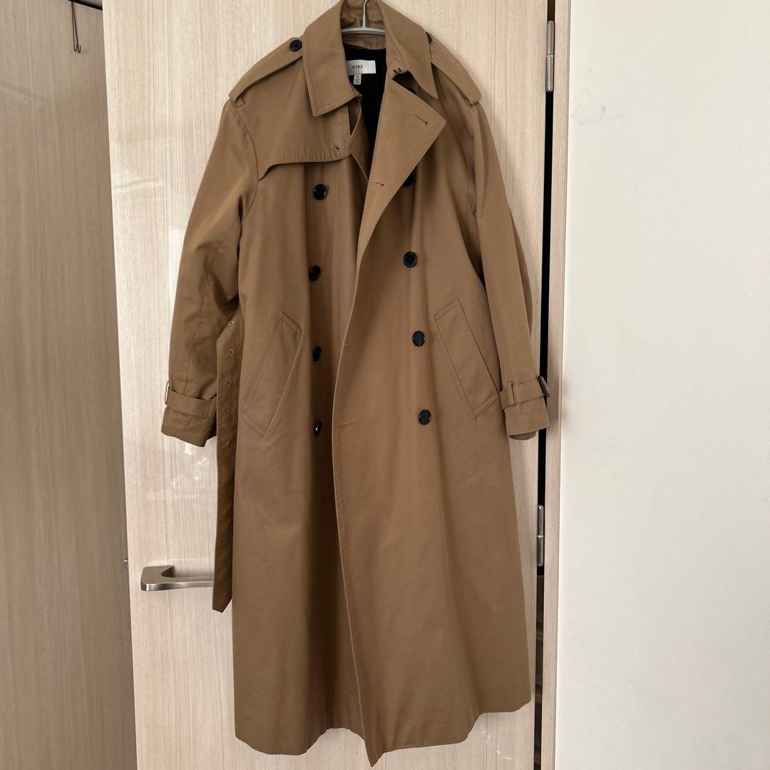 HYKE ベージュ トレンチコート サイズ2