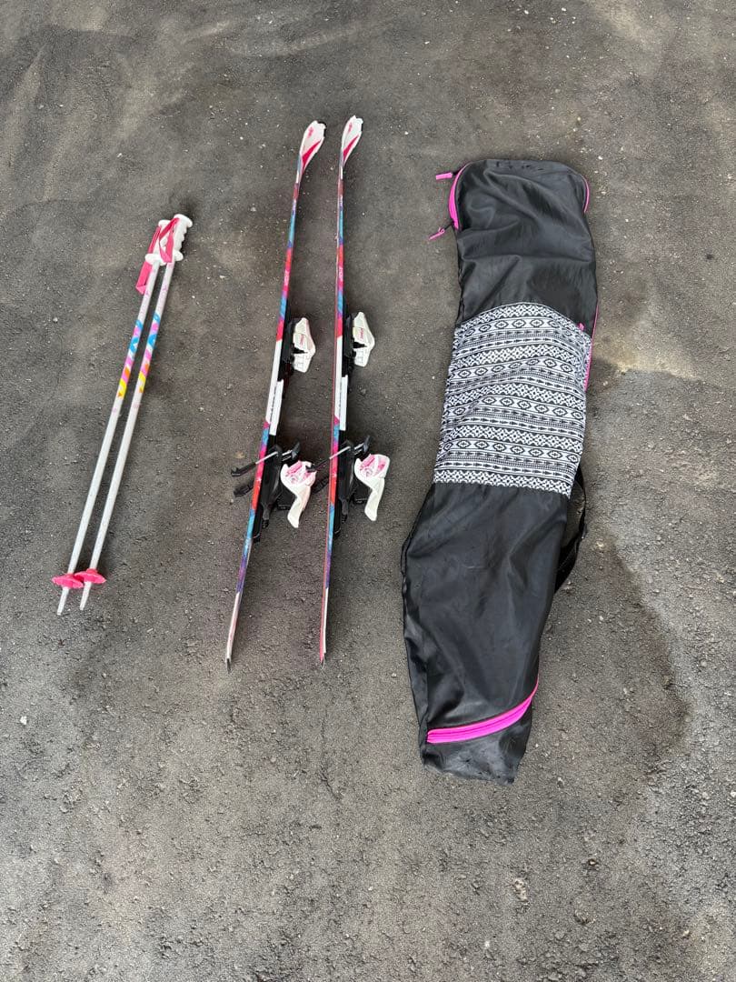 スキーセット 120 ストック付き