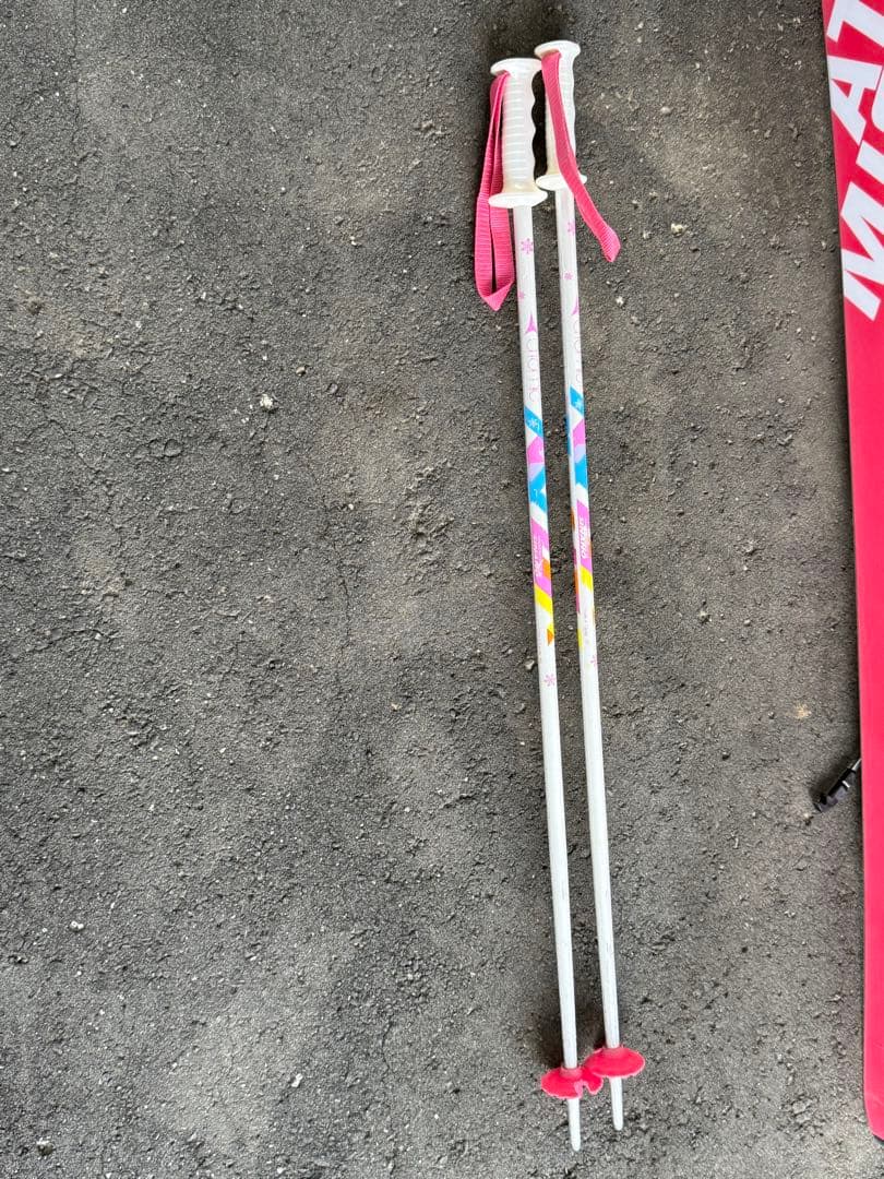 スキーセット 120 ストック付き