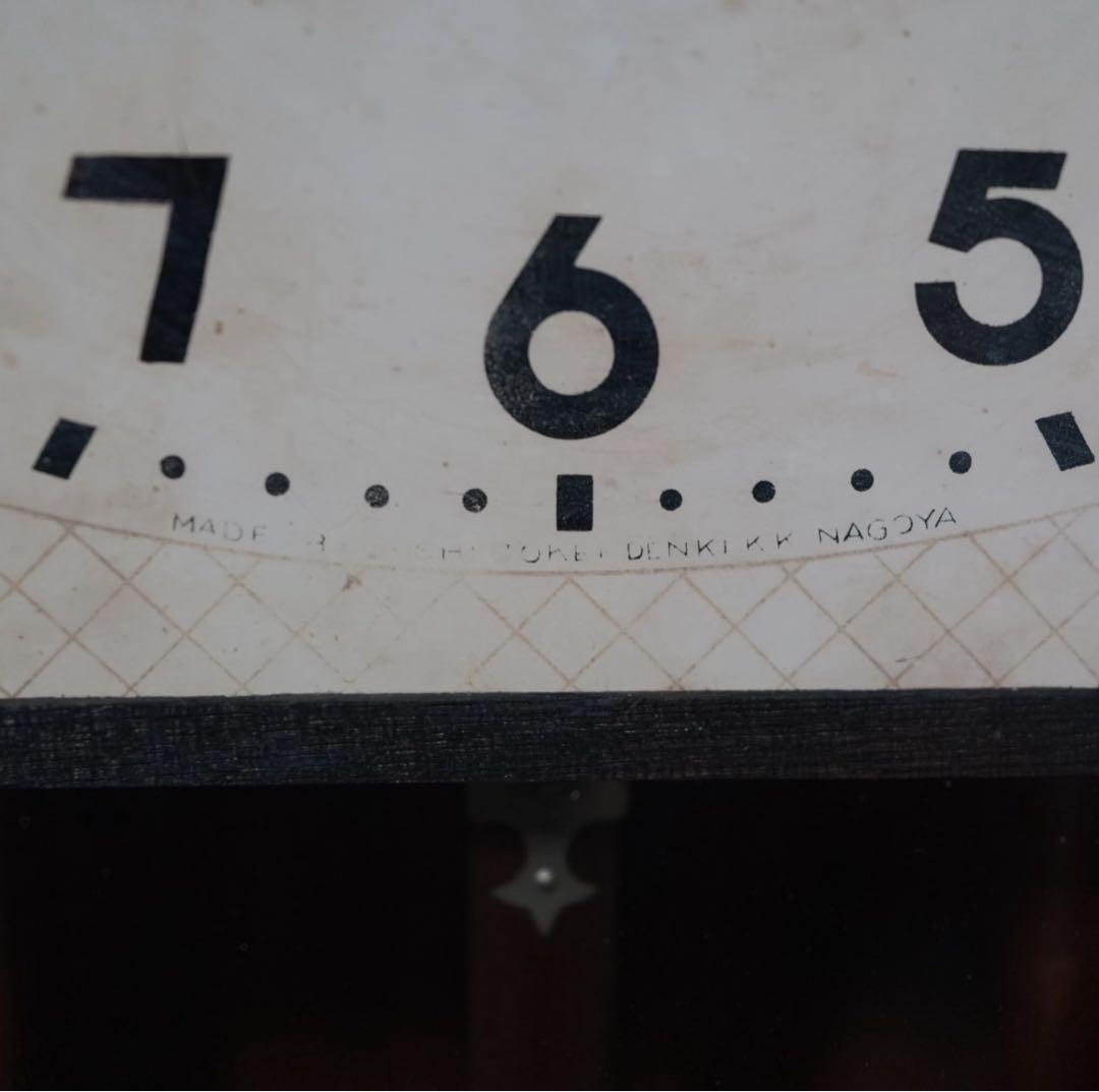 愛知時計　ボンボン時計　柱時計　動作品　メンテナンス済　昭和　レトロ