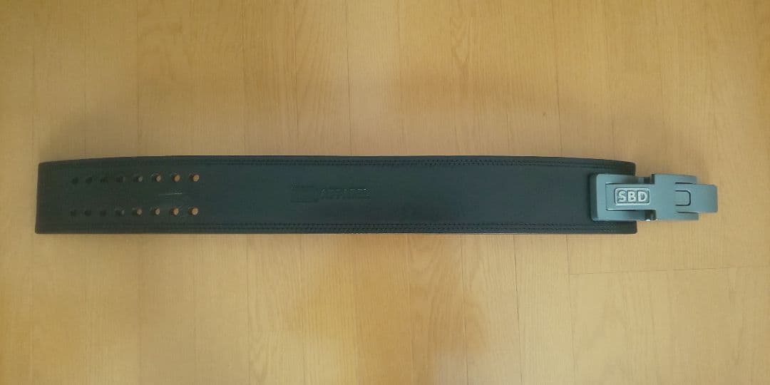 【美品】SBDパワーリフティングベルト 黒/赤 Sサイズ 13mm厚