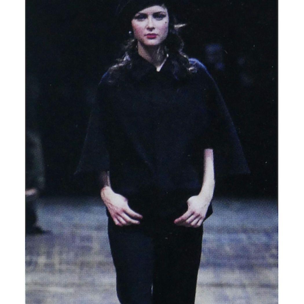 97aw Yohji Yamamoto FEMME ケープジャケット ブラック