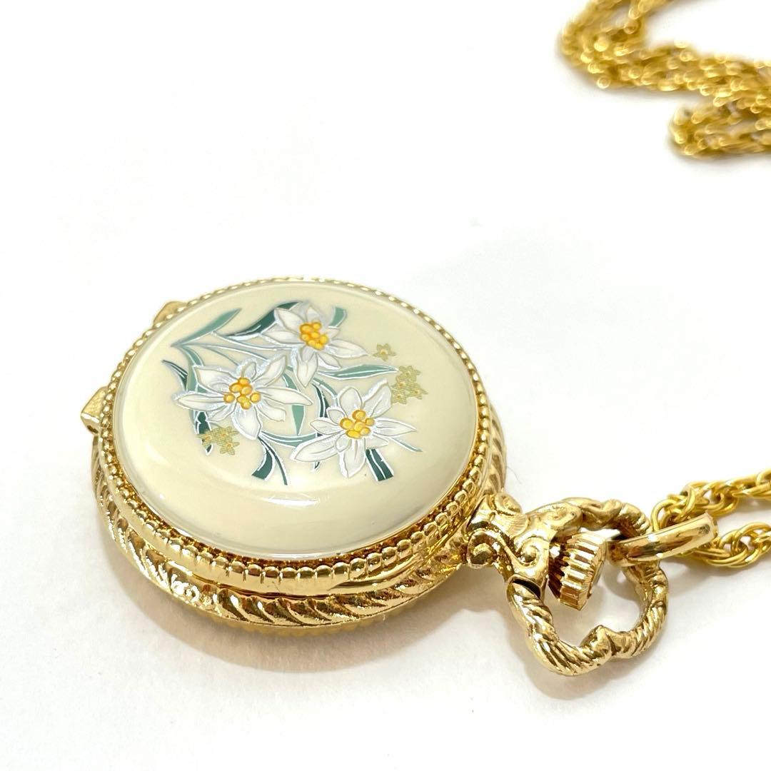 【時計部分不動】Andre Mouche アンドレムッシュ ペンダントウォッチ