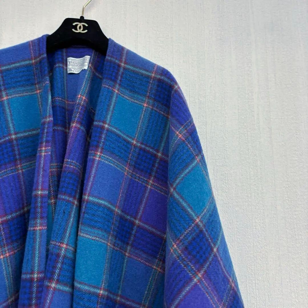 極美品⭐️ 70s ペンドルトン チェック柄 カーディガン U.S.A製 大きめ