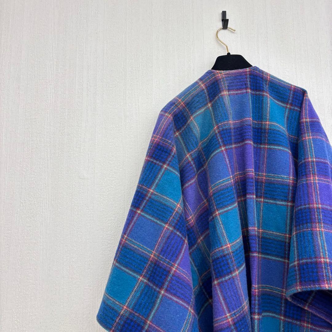 極美品⭐️ 70s ペンドルトン チェック柄 カーディガン U.S.A製 大きめ