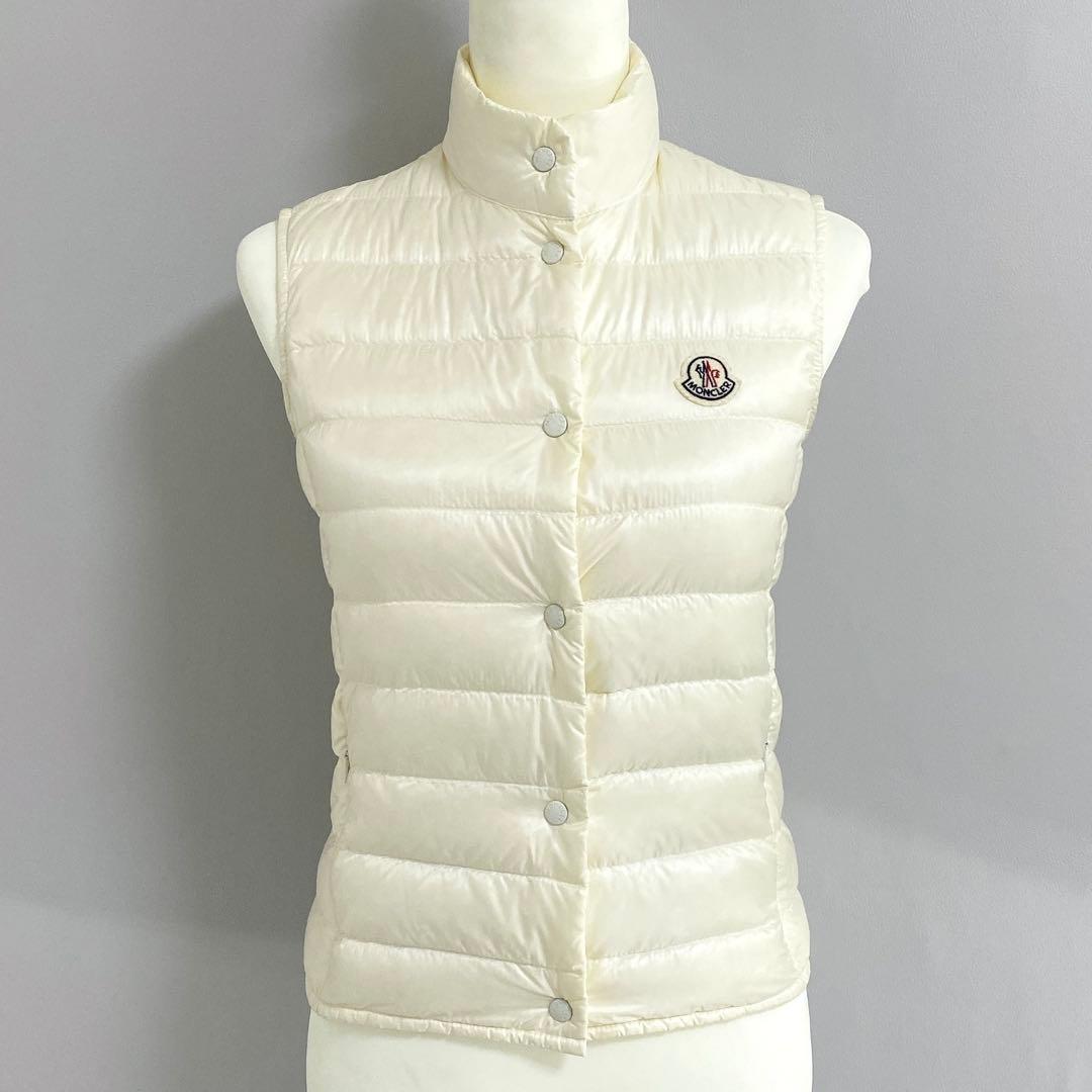 MONCLER / LIANE ダウンベスト 00 ホワイト レディース