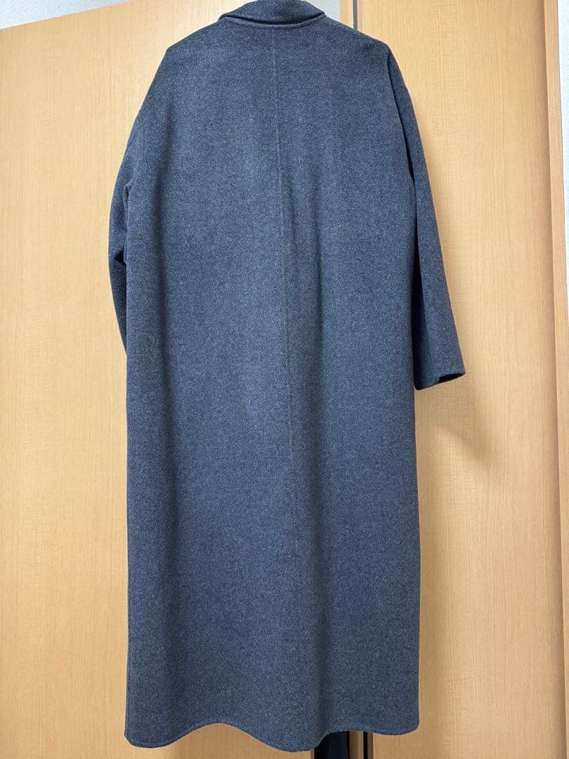 スピックアンドスパン　super 160s ロングチェスターカラーコート