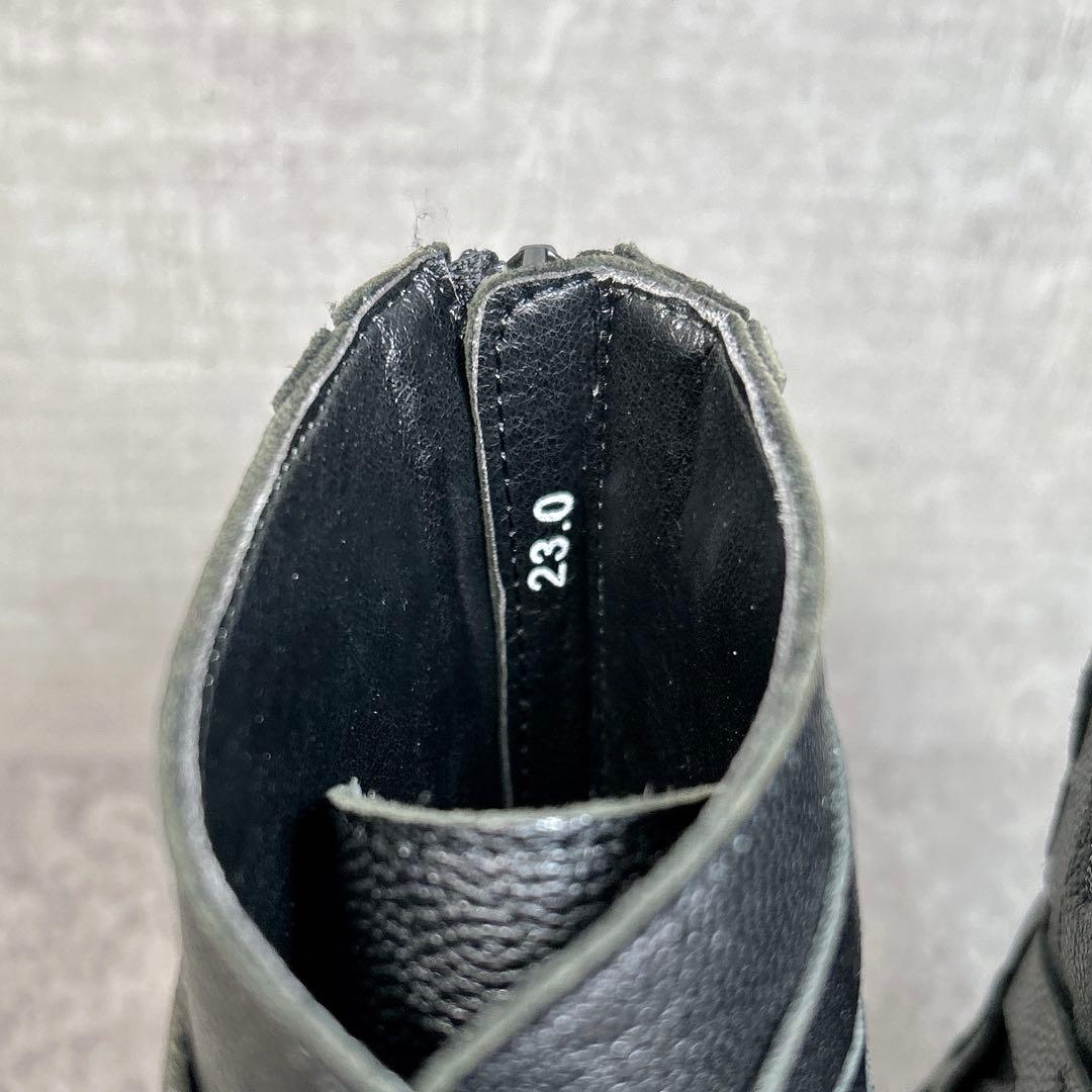 未使用級✨【センソユニコ t.b 2】レザースニーカー/レースアップ/厚底/希少