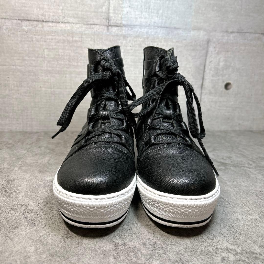 未使用級✨【センソユニコ t.b 2】レザースニーカー/レースアップ/厚底/希少