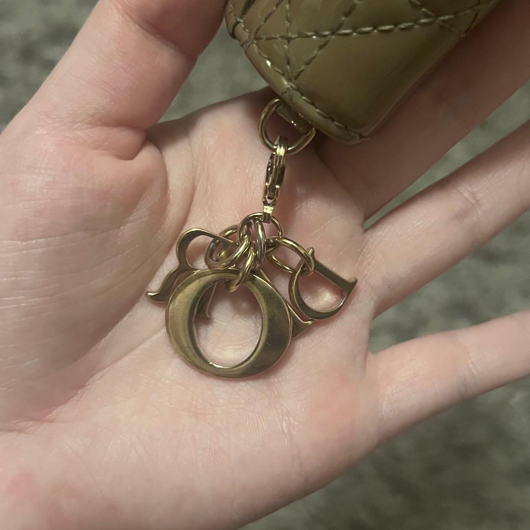 Dior ロータスウォレット ベージュ 三つ折財布