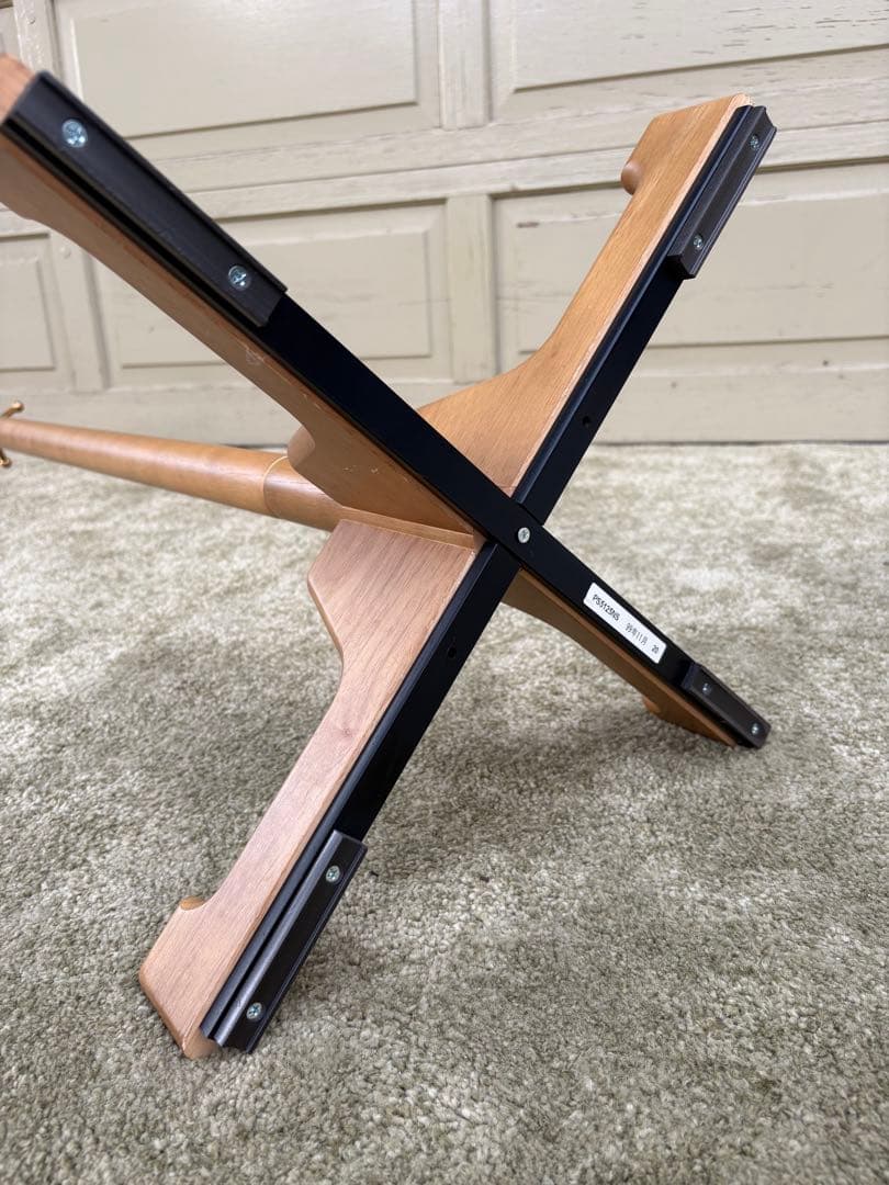 カリモク コートハンガー ポールハンガー アンティーク調 ハンガーラック