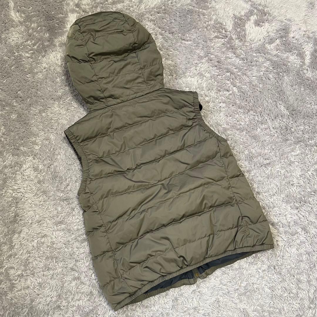 エスマックスマーラ ダウンベスト 42 カーキ　グースダウン
