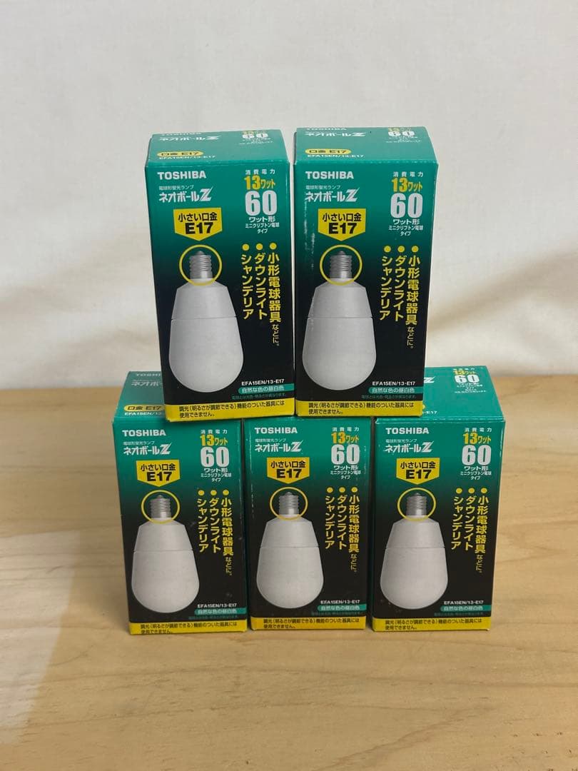 TOSHIBA ネオボールZ A形 60W E17 EFA15EN/13-E17