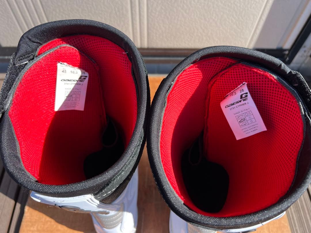 オフロード　ブーツ　ガエルネ　gaerne Cypher J ホワイト　28cm