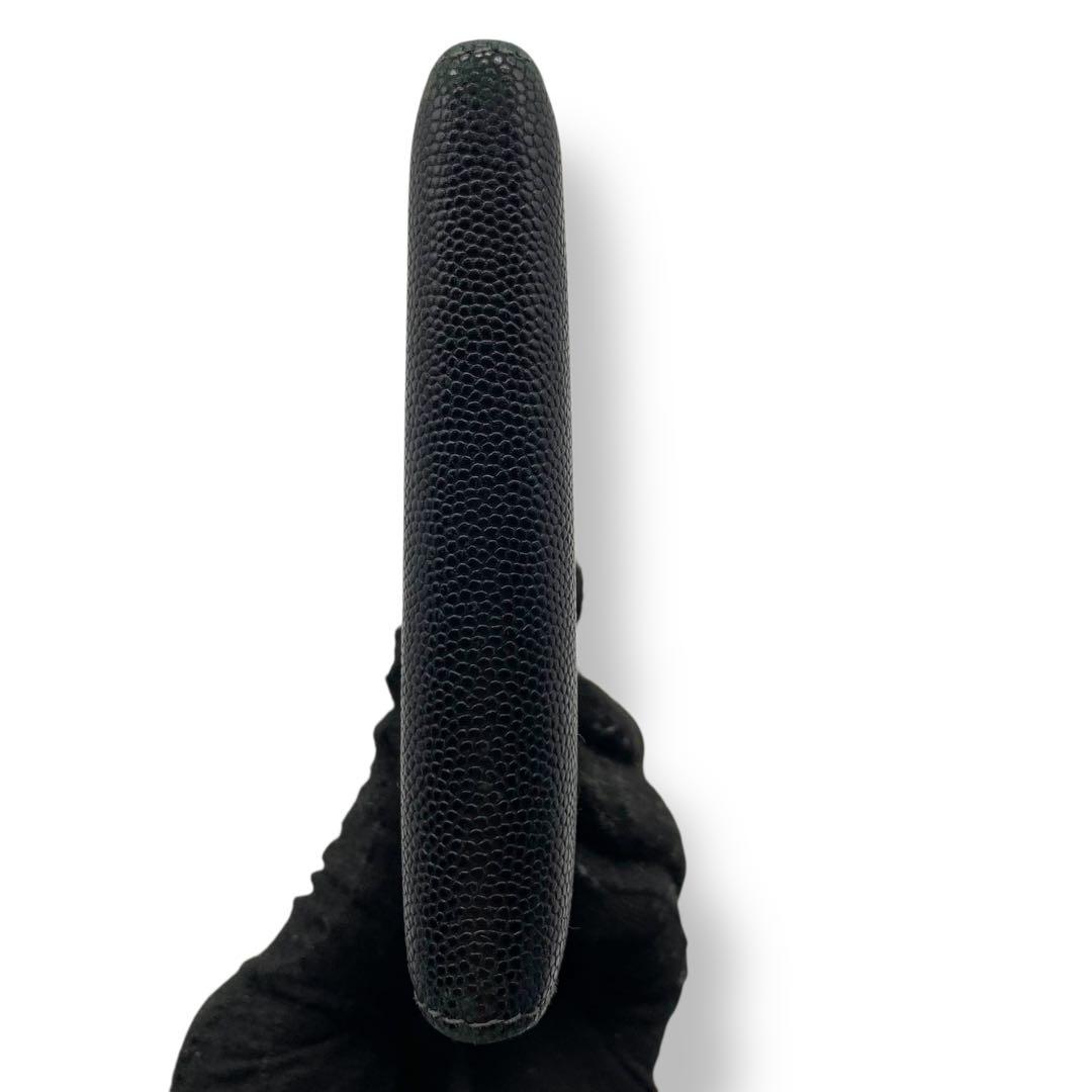 Cartier カルティエ サントス 二つ折財布 レザー ロゴプレート 薄型