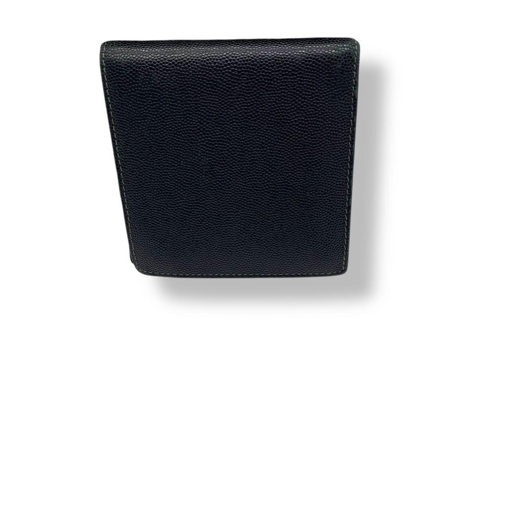 Cartier カルティエ サントス 二つ折財布 レザー ロゴプレート 薄型