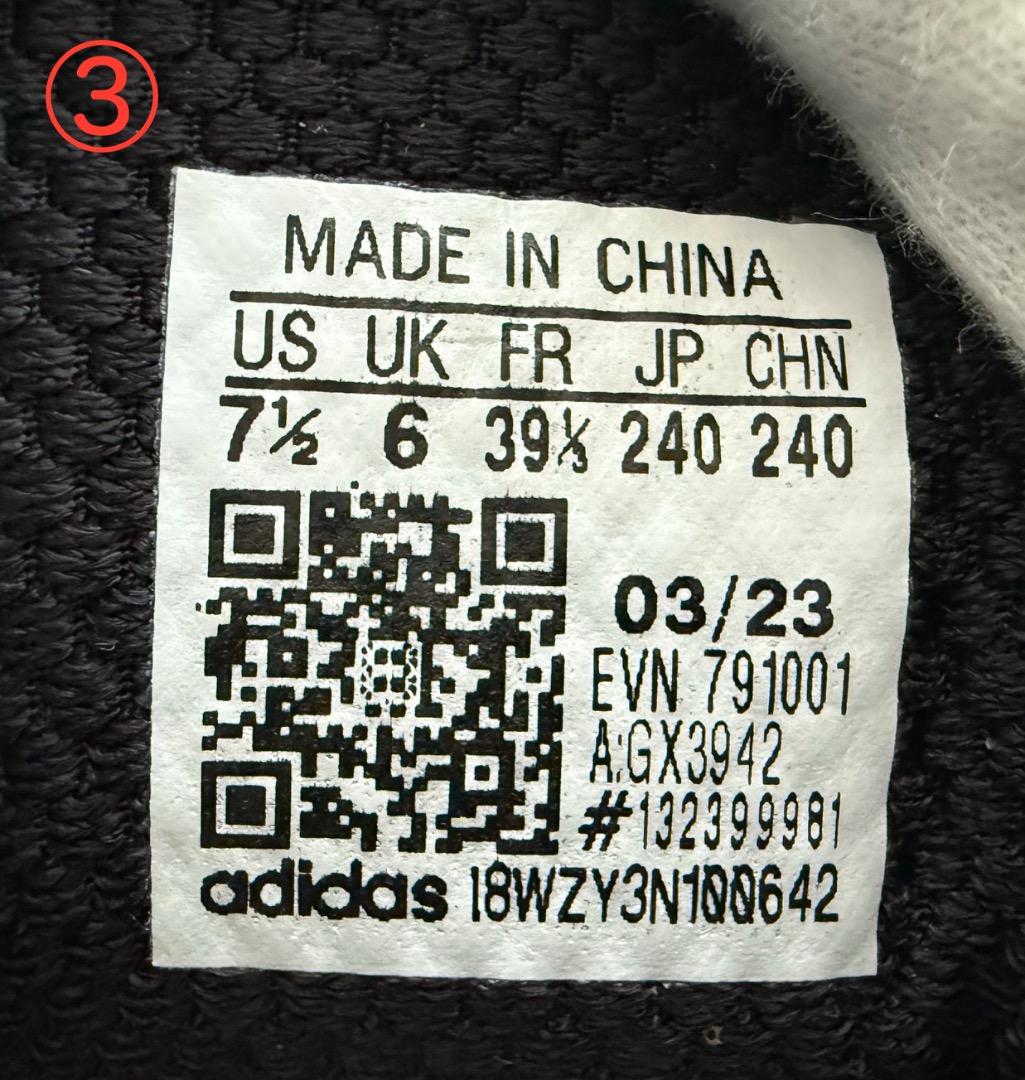 【中古】24cm 3足 ウィメンズ ゴルフシューズ アディダス コードカオス22